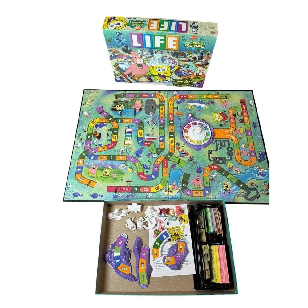 The Game of Life SpongeBob Squarepants Edition - Complete- 2005